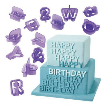 40pcs DIY ANGLAIS ALPHABET LETTRE NUMÉRO MOULON DE CAKE FONDANT, BISCUITS, MOULES DE COLAKE ENFANTS, emporte-pièces et timbres en gros